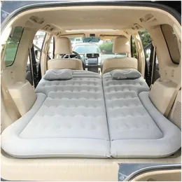 Outdoor Pads Mat Folding Travel Mattress Suv Rear Seat Slee Pad Vehicle Mounted Inflatable Bed Cam Tent Accessories Drop Delivery Spor Otk3U