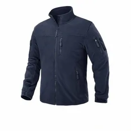 Giacche in pile da uomo Magcomsen Autunno Inverno Freddo Termico Giacche tattiche Antivento Full Zip Giacche Campo da lavoro Outwear K0I3 #