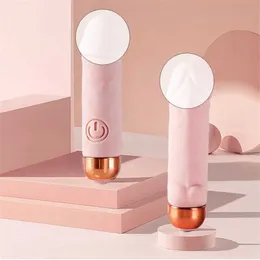 Hip Mini realistischer Dildo-Vibrator für weiblichen Klitoris-G-Punkt-Orgasmus, lila Massagegerät für Erwachsene, Sexualprodukte 231129