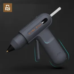 Pistolen 2023 Youpin JIMIHOME Cordless Lithiumion Hot Melt Glue Gun Rechargeable Wireless Home DIY Tools with 10pcs Hot Melt Glue Sticks