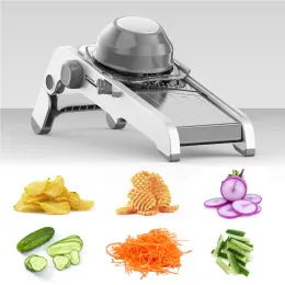 Strumenti Multifunzionale Tagliaverdure Manuale Trituratori di cetrioli Affettatrice Frutta Carota Patate Grattugia Cipolla Chopper per Utensili da Cucina