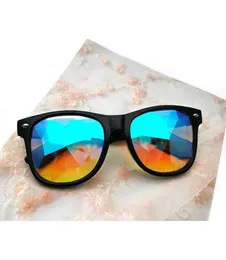 Samjune caleidoscópio óculos rave festival festival glasses de sol com lentes difratadas lentes de luxo Lunette de soleil femme lentes4102515
