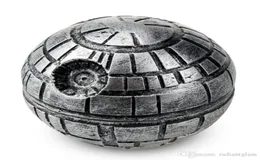 Outros acessórios para fumantes Death Star Tobacco Grinders 2 polegadas 3 camadas moedor de pokeball de ervas Round Aluminium5690559