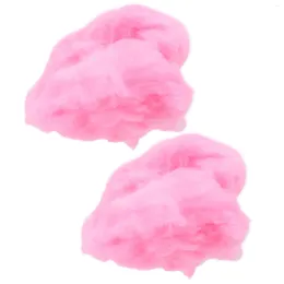 Decorative Flowers 2 Pcs Cloud Decoration Props Ceiling Clouds Wall Ornament Nursery Cotton For Fluffy Party Decorations