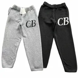 Cole Buxt Wool Pants Men Women Cras Cb intage knited Jacquard joggers sweat pants pants pants men joggers i6c2#