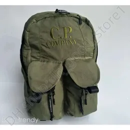 Cp 24s unissex moda masculina saco de náilon bordado carta mochila esporte ao ar livre casual cp companys saco montanha escalada multifuncional 284