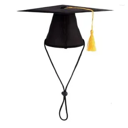 Cappellini per feste di laurea per abbigliamento per cani per cappelli per costumi di gatti che regolano il gioco di ruolo posabile per animali domestici