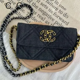 Cüzdan tasarım kartı çantası moda mağazalarında satış var latt denim mini 16cm zincir crossbody telefon çantası sıfır