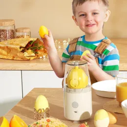 Verktyg Wireless Electric Egg Yolk Mixer, uppladdningsbar äggspinner Scrambler Portable Golden Egg Maker Hard Cook Rotating Gadgets