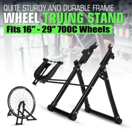 Schroevendraaiers Mtb Road Bike Wheel Truing Stand Bicycle Wheel Maintenance Stand Bracket Repair Tool for 16 Inch 29 Inch Wheel