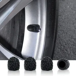 Copri pneumatici 4 pezzi Copri stelo per auto Vae Pneumatici antifurto Vaes Tire Air Diamond Blink Accessori antipolvere Consegna a goccia Automobili Otjsb