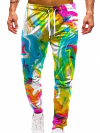 colors Mix Painting Sweatpants 3D All Over Print Full Length Joggers Pants Hipster Fi Casual Streetwear Men Unisex Clothing 06XD#