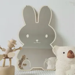 Mirrors Home Decoration Crafts Rabbit Bear Children's Acrylic Mirror Baby Photo Props Room Decor Wall Mirror Bedroom Decoration