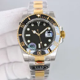 Luxusuhr RLEX Herrenuhr EW3135 Uhrwerk, automatisch, mechanisch, rosa Zifferblatt, U-Boot-Ring, grün, 904 l, 40 mm Orologio, wasserdichtes Armband, leuchtende Uhr