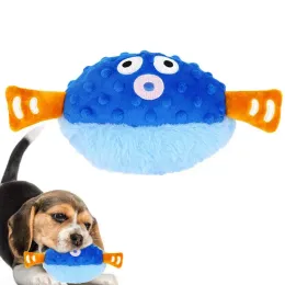 Toys Electric Dog Toy USB Laddningsbart husdjur Stoppande Jump Balls Talking Interactive Dog Plush Doll Toys Dog Self Spela Toy Pet Supplies