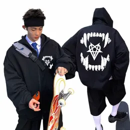 Rapper Playboi Carti Gráficos Zipper Hoodie Masculino Hip Hop Oversized Zip Up Jacket Opium Teen X Hoodies Masculino Fi Moletons P5GJ #