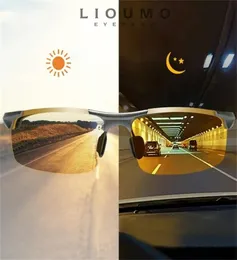 Top Anti Day Night Vision Glasögon för att köra män Polariserade solglasögon Pochromic Driver Goggles Glassar Zonnebril Heren 2205107080742