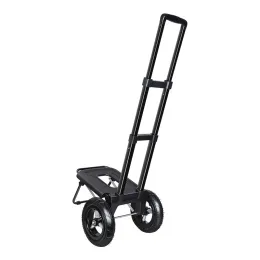 Carts 21cm Big Wheels Shopping Trolley Aluminum Alloy Pull Rod Folding Carrier Cart Telescopic Hand Truck Luggage Trailer Grocery