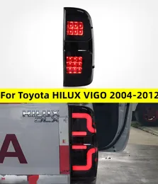 För Toyota Hilux Revo 2004-2012 Bakre parkeringsbroms Turn Signal Reflektor Taillight Streamer vänder Highlight