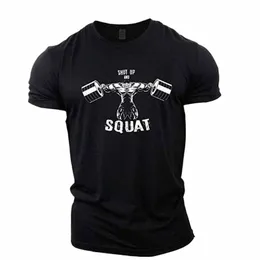 Muscle Men's Gym Outwork T-shirts Kort ärm 3D-tryckt man sportiga träning Casual Tops 6xl Plus Size Fitn Tees Clothing 257h#