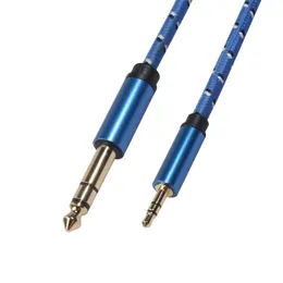 Cavo jack audio da 3,5 mm 6,5 mm 3,5 6,35 coppia maschio sbarra collettrice per amplificatore per accordatura per chitarra lettore CD