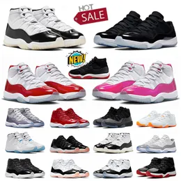 Jordan 11 Jordan11 Jordans11 Cherry 11s Jumpman Cool Grey 11 Basketball Shoes Space Jam Low Gratitude Gamma Blue【code ：L】Concord 45 Bred Womens Mens Sneakers Trainers