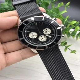 High Quaity Man Watch Stahl Uhren Quarz Stoppuhr männliche Uhr Edelstahl Uhren Chronographen Handgelenk Uhr 235321J