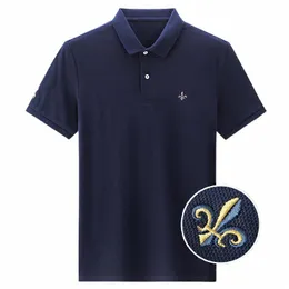 2023 High Quality New Designer Brand 100%Cott Polo Shirts Summer Mens Lapel Short Sleeve Casual TopsGolf Fi Men Clothing U1UJ#