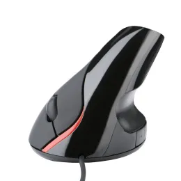 Möss Ny datormus USB Optisk vertikal mus Ergonomisk upprätt handledsskydd Mus 5 Button Wired Mouse