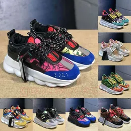 Designer de reação em cadeia sapatos trigreca tênis homens mulheres reação em cadeia casual tênis net pano elasticidade borracha casal moda fundo grosso tamanho 35-46