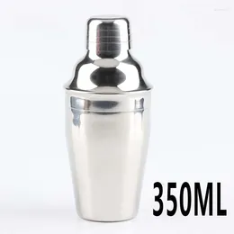 Barprodukter Rostfritt stål Shaker Glass Cocktail Milk Te Pot 350 ML Accessories Wine Pourer