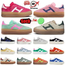 10A Retro Spiegelqualität Designer Bold Damenschuhe Dickbesohlte Lässige Pink Glow Gum Veet Damen Trainer Og Vegan Cream Collegiate Green Dhgate Jogging Walking