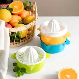 Clephan 기타 주방 도구 휴대용 레몬 및 오렌지 주스 매뉴얼 플라스틱 과일 도구 주방 액세서리 감귤류 100% 신선한 손 juicerl2403