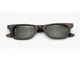 Óculos de sol masculino feminino ângulo de declínio 50mm moldura de acetato quadrado real uv400 lentes de vidro adequado para sombreamento de praia condução pesca com 4568168