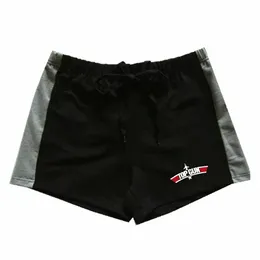 Мужские пляжные брюки Мужские шорты для фитнеса и бодибилдинга для тренировок Скакалка Спортивные быстросохнущие шорты 97ys #
