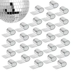 ملصقات 26 PCS Mirror Mosaic Tiles Self Disco Ball Ball Tiles Small Squar