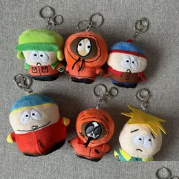 Peluş Anahtarlar Amerikan Grubu South Park P Keychain Kolye Kyle Carter Mann Kennestan Oyuncak Damla Teslim Oyuncak Hediyeleri Dolgulu Hayvanlar Dhjma