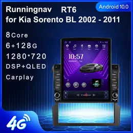 9.7" New Android For KIA Sorento BL 2002-2011 Tesla Type Car DVD Radio Multimedia Video Player Navigation GPS RDS No Dvd CarPlay & Android Auto Steering Wheel Control