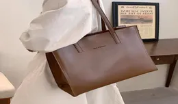 Borse da sera Borsa grande in pelle di lusso Donna 2021 Borsa a tracolla semplice e versatile alla moda Borsa da pendolare retrò di alta capacità di grande capacità3786435