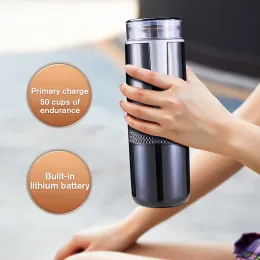 Verktyg Portable Nespresso Coffe Maker Espresso laddningsbart kaffehine utomhus travebuiltin batteriutdrag pulverkapsel