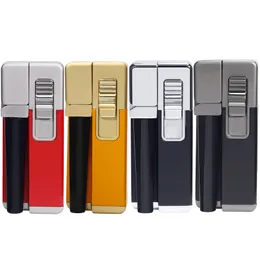 Новые металлические курительные трубки Click Tobacco Torch Зажигалка Косой огонь Складная курительная и осветительная система Встроенные зажигалки двойного назначения с сетчатой сеткой и крышкой