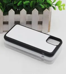 2D Sublimation Silicon Cell Phone Cases For Iphone 14 13 mini 12 11 pro max X 8 8Plus 7 6S 6 Plus TPU PC Rubber soft Blank Heat tr4612574