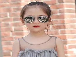 Металлические детские солнцезащитные очки-пилоты с двойным лучом для маленьких мальчиков и девочек, защита UV400, авиационные солнцезащитные очки8817304