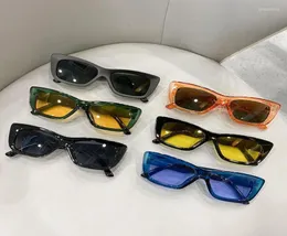 Sunglasses LUMIAS 2023 Fashion Cat Eye Shades For Women Korean Style Summer Vintage Trendy Outdoor Beach Protece EyeglassesSunglas5927993