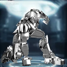 ブロック新しい1100+PCSスーパーヒーローアイアンメカビルディングブロックロボットMOCレンガアクションフィギュアボーイズキッズアダルトクリスマスプレゼントT240325