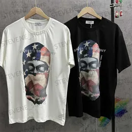 Männer T-Shirts Neue IH NOM UH NIT Amerikanische Flagge Maske T Männer Frauen Hohe Qualität Paris T-shirt Tops Kurze Slve T240325
