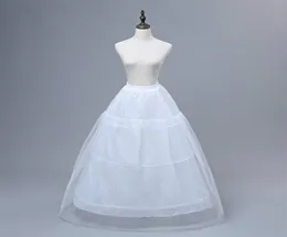 Stokta Yüksek Kaliteli Beyaz Petticoats 3 Hoops Gelinlik için Düğün Aksesuarları Gelin Gowns1689426