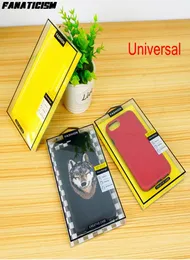 Telefonfodral Universal Clear PVC Retail Packaging för iPhone 14 13 12 11 Pro XS Max XR 8 7 6 Plus Galaxy S23 S22 S21 S10 Cover Pack7747738