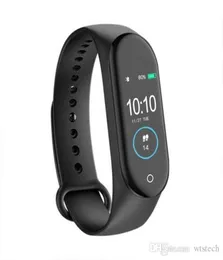 Fitness Tracker Bilezik ile Perakende M4 Akıllı Bant İzleme Kalp Hızı Kan Basıncı Akıllı Bant Monitör Fitne8702334 için Sağlık Kayışı