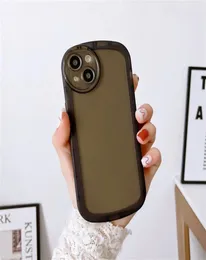 Para iPhone Casos de telefone 14 14PLUS Capa de silicone à prova de choque Clear Se 2 Proteção da câmera Tampa transparente 11 12 13 Pro Max 8731229